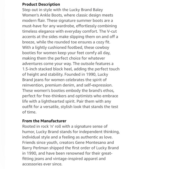 LUCKY BRAND Baley cheetah animal print ankle boots women’s size 8.5 8 1/2 - Picture 8 of 16